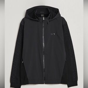 Hugo Boss Zimon Mirror Jacket Moisture Management Black Men's Size M/L